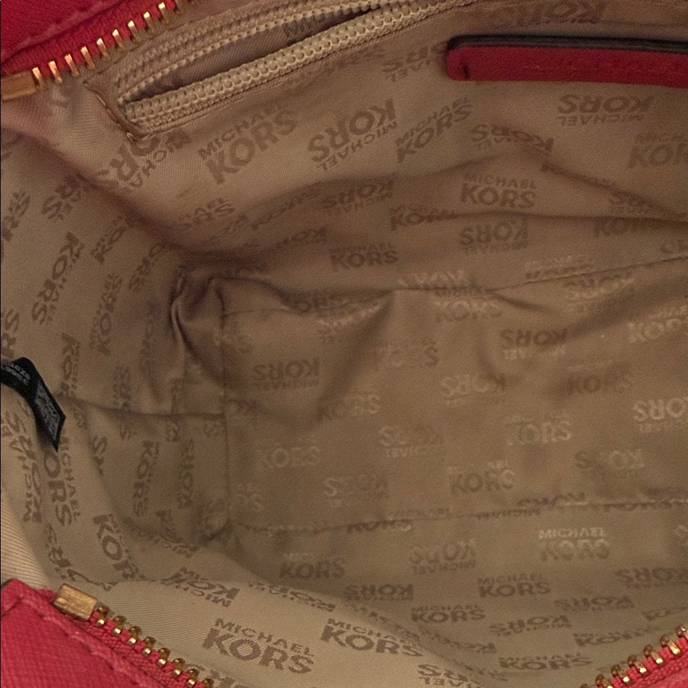 Michael Kors Fuchsia Studded Satchel - Picture 3 of 8